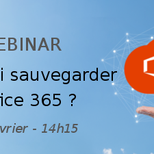 Webinar sauvegarde Office 365